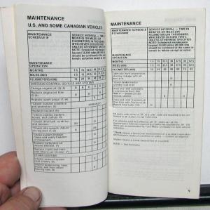 1981 Lincoln Continental Mark VI Owners Manual Care & Operation Original