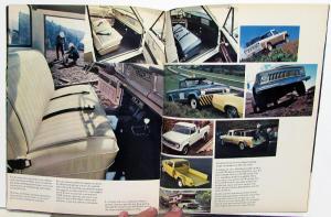 1972 Jeep Full Line Original Sales Brochure Jeep Commando Wagoneer Truck 4X4