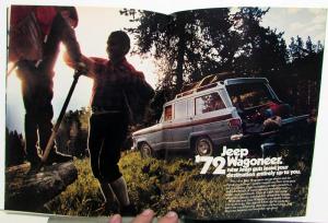 1972 Jeep Full Line Original Sales Brochure Jeep Commando Wagoneer Truck 4X4