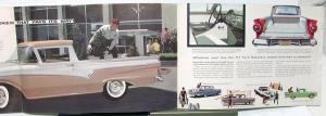 1957 Ford Ranchero & Custom Ranchero Truck Original Color Dealer Sales Brochure