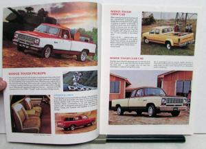 1981 Dodge Pickup Trucks Ramcharger CANADIAN Color Sales Brochure Original