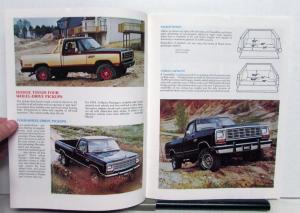 1981 Dodge Pickup Trucks Ramcharger CANADIAN Color Sales Brochure Original