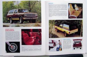 1981 Dodge Pickup Trucks Ramcharger CANADIAN Color Sales Brochure Original