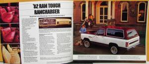 1982 Dodge Ramcharger Color Sales Folder Original