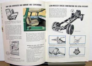 1959 Ford F Series Trucks Med & Heavy Duty Conventional Sales Brochure Original