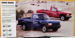 1992 Dodge Trucks RAM Pickup Dakota RAM 50 Color Sales Brochure Original