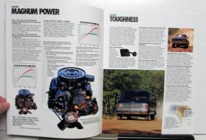 1992 Dodge Trucks Ramcharger RAM Wagon Color Sales Brochure Original