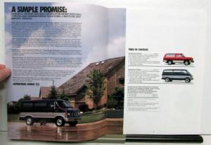 1992 Dodge Trucks Ramcharger RAM Wagon Color Sales Brochure Original