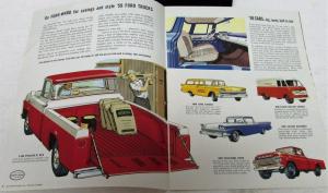 1959 Ford Light Duty Trucks F-100 -250 -350 Series Sales Brochure Original