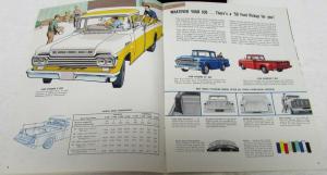 1959 Ford Light Duty Trucks F-100 -250 -350 Series Sales Brochure Original