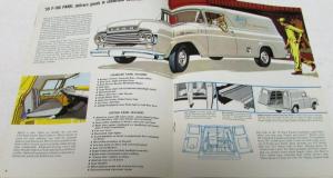 1959 Ford Light Duty Trucks F-100 -250 -350 Series Sales Brochure Original