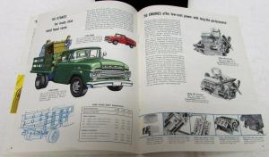 1959 Ford Light Duty Trucks F-100 -250 -350 Series Sales Brochure Original