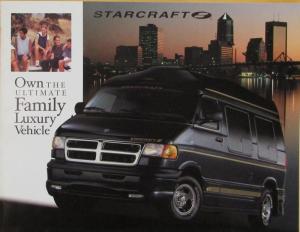 1998 ? Dodge Van Starcraft Luxury Conversion Color Sales Brochure Original