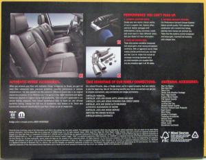 2009 Dodge RAM 2500/3500 Accessories Color Sales Brochure Original