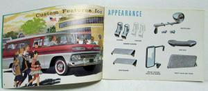 1961 Chevrolet Trucks Custom Features Accessories Sales Brochure