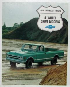 1968 Chevrolet Trucks 4-Wheel Drive Models Sales Brochure