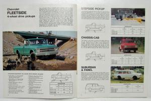 1968 Chevrolet Trucks 4-Wheel Drive Models Sales Brochure