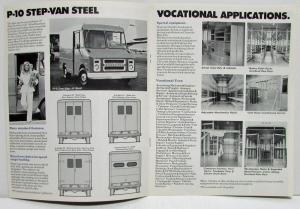 1979 Chevrolet Step-Vans Steel Bodies Sales Brochure