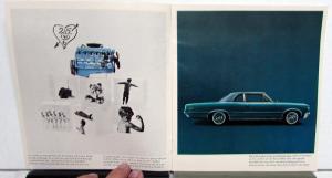 1964 Pontiac Tempest Le Mans Custom Safari Wide Track Sales Brochure Original SM