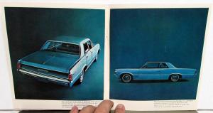 1964 Pontiac Tempest Le Mans Custom Safari Wide Track Sales Brochure Original SM