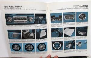 1964 Pontiac Accessories Brochure Catalog Group Packages Catalina Grand Prix