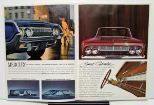 1964 Mercury Comet Marauder Dealer Sales Brochure Folder Form MC64 112