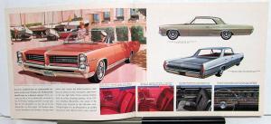 1964 Pontiac Wide-Track Bonneville Star Chief Catalina Grand Prix Wagon Brochure