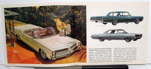 1964 Pontiac Wide-Track Bonneville Star Chief Catalina Grand Prix Wagon Brochure