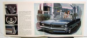 1964 Pontiac Wide-Track Bonneville Star Chief Catalina Grand Prix Wagon Brochure