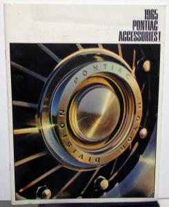 1965 Pontiac Accessories Catalina Grand Prix Le Mans Safari & More Sale Brochure