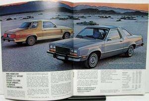 1980 Mercury Dealer Sales Brochure Zephyr Features & Options