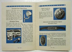 1929 DeSoto Six Features Design Construction Sales Brochure Original