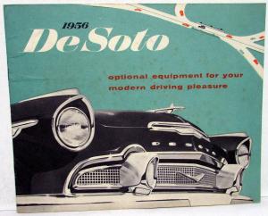 1956 DeSoto Accessories Optional Equipment Sales Brochure Original