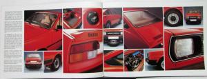 1980s Skoda Rapid Coupe Garde English Text Sales Brochure Original