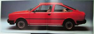 1980s Skoda Rapid Coupe Garde English Text Sales Brochure Original