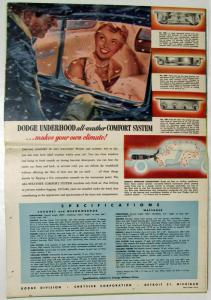 1950 Dodge Presenting the New Bigger Value Sales Brochure