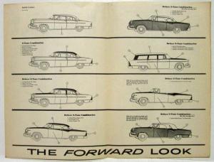 1955 Dodge Suggested Retail Prices for Accessories Sales Brochure