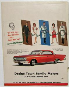 1962 Dodge News Magazine December Issue