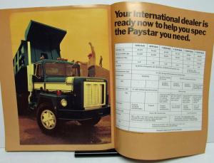 1974 International Trucks Dealer IH Large Sales Brochure Paystar 5000 HD