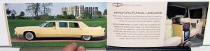 1977 Bradford Coachworks Lincoln Continental Limousine Town Sedan Coach Brochure