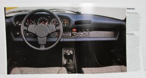 1982 Porsche 911 SC Dealer Prestige Sales Brochure Features Specs Original