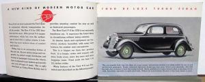 1935 Ford V8 A New Kind of Modern Motor Car Sales Brochure