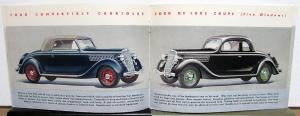 1935 Ford V8 A New Kind of Modern Motor Car Sales Brochure