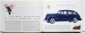 1938 Two New Ford V8 Cars Sales Brochure - Smaller Version