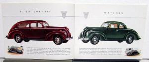 1938 Two New Ford V8 Cars Sales Brochure - Smaller Version