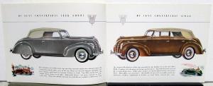 1938 Two New Ford V8 Cars Sales Brochure - Smaller Version