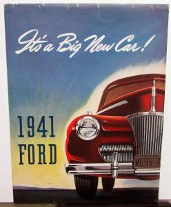 1941 Ford Its a Big New Car Sales Folder