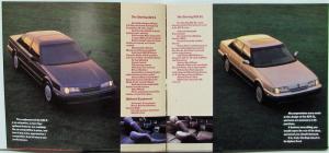 1987 Sterling 825 S & 825 SL Sales Brochure Color Original