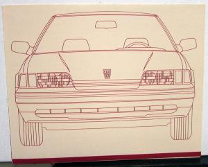 1987 Sterling 825 S & 825 SL Technical Specifications Sales Folder Original