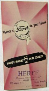 1946 Ford Quick Facts about Cars and Trucks Sales Brochure